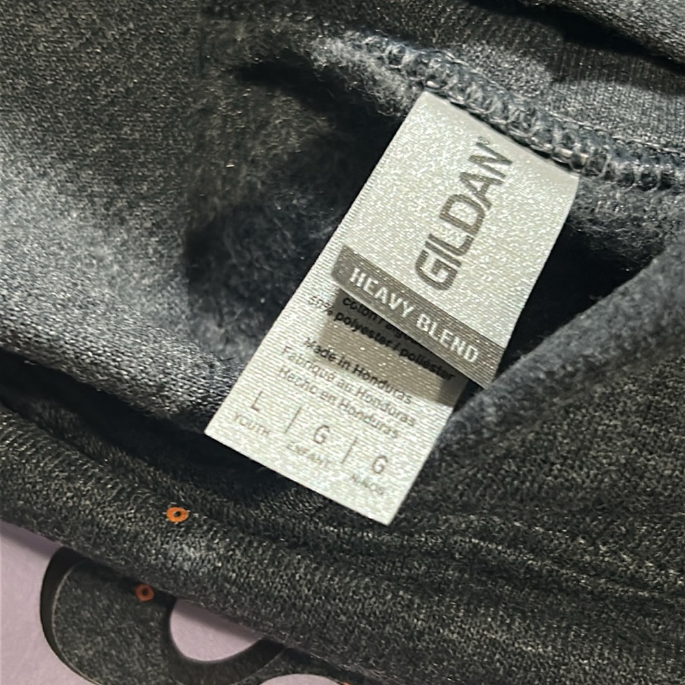 Disney Epcot Pullover Hoodie with Figment Graphic Charcoal Gray Kids Size Large - Picture 10 of 11